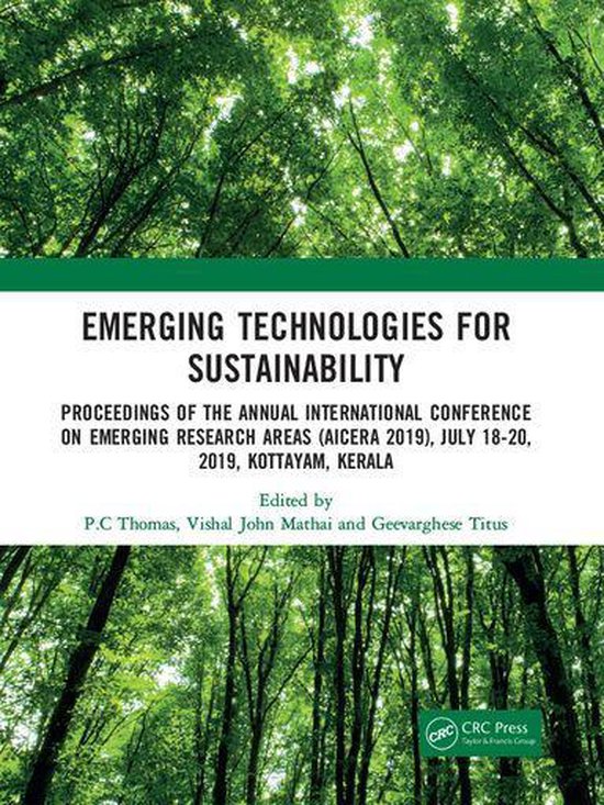 Emerging Technologies for Sustainability - cover