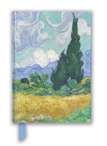 Vincent Van Gogh - Wheat Field With Cypresses Foiled Blank Journal