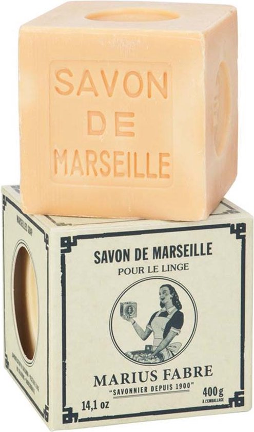graan doorboren Dezelfde Witte Marseillezeep (Savon de Marseille) - 400 gram (zonder palmolie en  plasticvrij... | bol.com