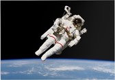 Bruce McCandless first spacewalk (ruimtevaart) - Foto op Forex - 40 x 30 cm