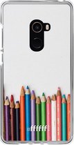 Xiaomi Mi Mix 2 Hoesje Transparant TPU Case - Pencils #ffffff