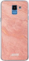 Samsung Galaxy J6 (2018) Hoesje Transparant TPU Case - Sandy Pink #ffffff