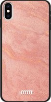 iPhone Xs Max Hoesje TPU Case - Sandy Pink #ffffff