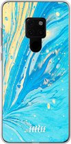 Huawei Mate 20 Hoesje Transparant TPU Case - Endless Azure #ffffff