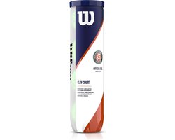 Wilson Roland Garros Clay Court Tube met 4 tennisballen