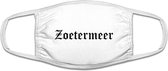 Zoetermeer mondkapje | gezichtsmasker | bescherming | bedrukt | logo | Wit mondmasker van katoen, uitwasbaar & herbruikbaar. Geschikt voor OV