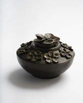 Unieke Bronzen Mini-Urn - 'Het Vergeet-mij-nietje'  | Bronze urnen | Asdoos | Asurn | Asbus | De Levensboom Urnen - Gespecialiseerd in brons