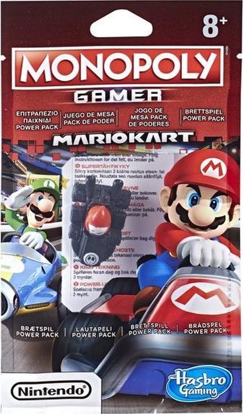 Thumbnail van een extra afbeelding van het spel Monopoly Gamer Mario Kart Power Packs Hasbro