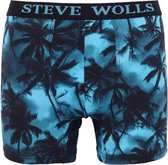 Steve Wolls® - Boxershort print Blue storm - Maat L