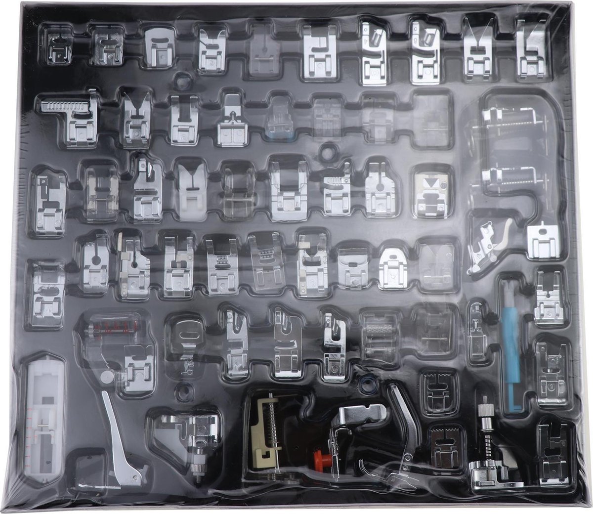 Universele Naaivoetjes set – Naaimachine Naaivoet Set voor Brother Singer Janome Tools – 62-delig