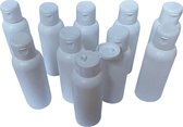 Flessen HDPE 100 ml - navulbaar fles - Logic Chemie 10 stuks