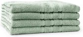 LINNICK Pure Handdoeken Set - Douchelaken - 100% Katoen - Soft Green - 70x140cm- Per 4 Stuks