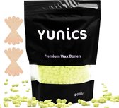 YUNICS® Premium Wax Bonen - Wax Ontharen - Wax Beans - Inclusief Wax Spatels - Geschikt Voor Wax Apparaat - 200 GR - Goud