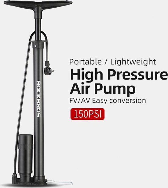 Decopatent® PRO Fietspomp met Drukmeter - High Pressure 150 Psi -  Fietspompen... | bol.com