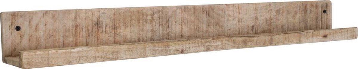 Raw Materials mangohouten wandplank voor fotolijstjes - FSC gerecycled hout - 75 cm