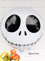 Halloween ballon - 5 stuks - Scary Face - Gezicht - Zombie - Decoratieve Ballon