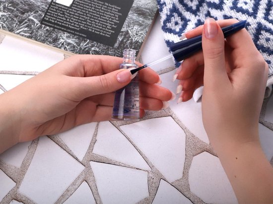 Herome Natural Nail Whitener Blue Glow Nagelverzorging - Camoufleert Verkleuringen - 1 Step French Manicure - 10ml