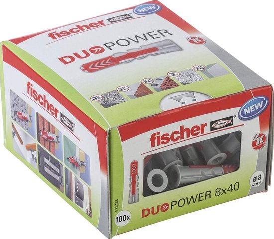 Fischer pluggen DUOPOWER 8x40 (26 stuks) - Fischer