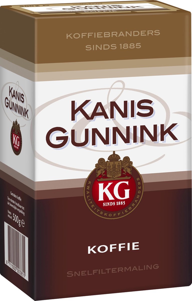 Kanis & Gunnink Regular Filterkoffie - 6 x 500 gram thumbnail 4