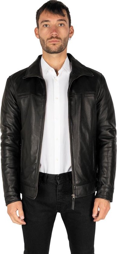 Leather Hype Veste en cuir en Leather Hype Veste Homme Taille XL de