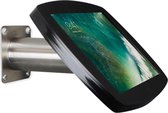 iPad wandhouder Lusso voor iPad 9.7 – zwart/RVS – homebutton & camera zichtbaar