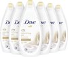 Dove Silk Douchegel - 6 x 500ml - Voordeelverpakking