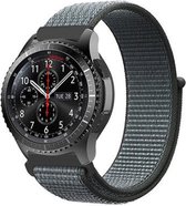 Shop4 - Samsung Gear S3 Frontier Bandje - Nylon Donker Grijs