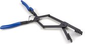 Professionele Extra Lange Slangklemtang Met Gebogen Bek 430 mm.