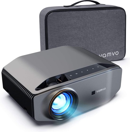 kiem kleuring kader Vamvo® Mini beamer, 6000 lux, 1920 x 1080p | Multimedia projector LED  50.000 uur... | bol.com