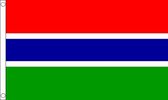 Vlag Gambia 90x150cm
