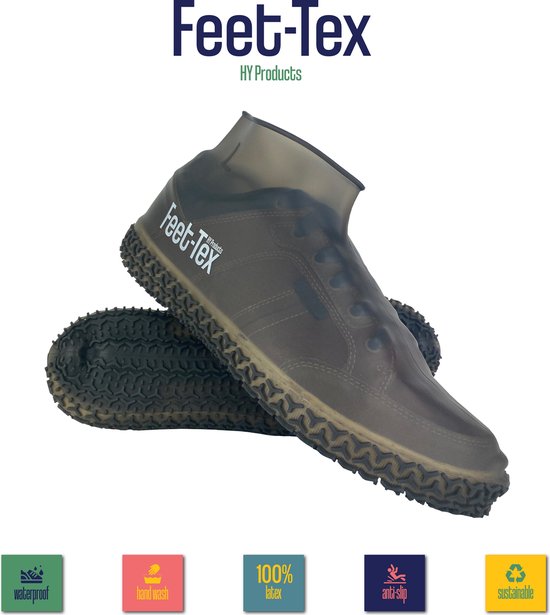 Feet Tex Regen Overschoenen - Duurzaam - Anti Slip - Waterdicht - Size:M |  bol.com