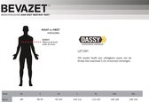 Dassy Cannes Tweekleurige overall met kniezakken 100286 - Zwart/Cementgrijs - 2XL