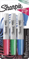 Sharpie - Metallic Permanent Markers - Rood, Blauw, Groen - per 3 verpakt