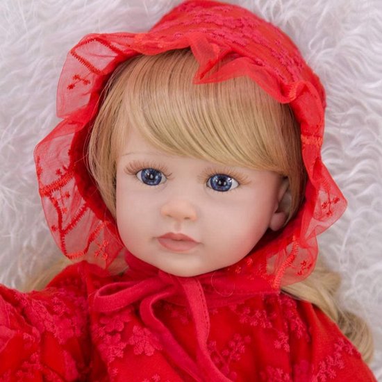 60 cm Reborn poupée réaliste réaliste à la main nouveau-né bébé jouet  cheveux longs... | bol.
