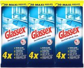 Glassex Schoonmaakdoekjes Glas & Vuil - 3 x 30 Stuks = 90 stuks