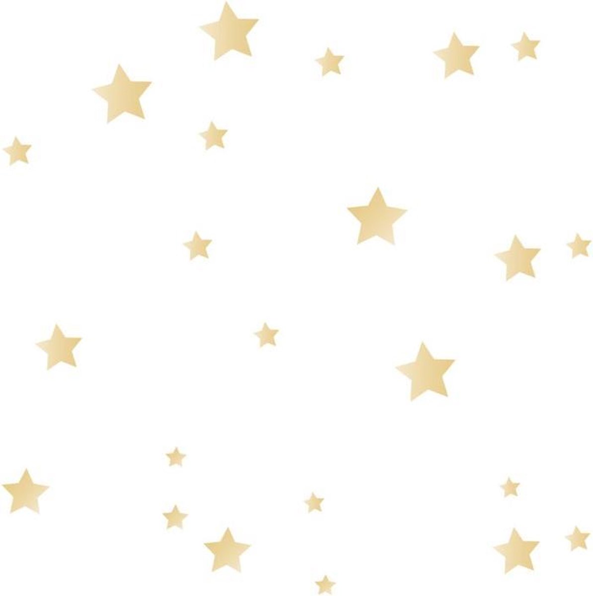 Gouden sterren muurstickers | Sterren muurstickers babykamer/kinderkamer | Sterren muurstickers goud | 30 sterren stickers | Muurdecoratie | Kraamcadeau | Stickers voor de babykamer | Goud | Gouden decoratie