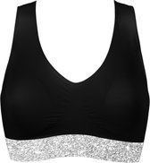 MAGIC Bodyfashion Salsa Bra Black Vrouwen - Maat L