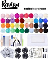 Naaldvilten Starterset - Viltpakket 40 kleuren