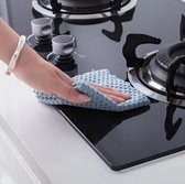 3x Micro Vezel Doeken | Keuken benodigdheden | Super Absorberend en Duurzaam Universeel Raam En Glas | Nylon Polyester hygiënisch Doekjes Micro Fiber Schoonmaak Cleaning  Ecologisch Cloth Doe