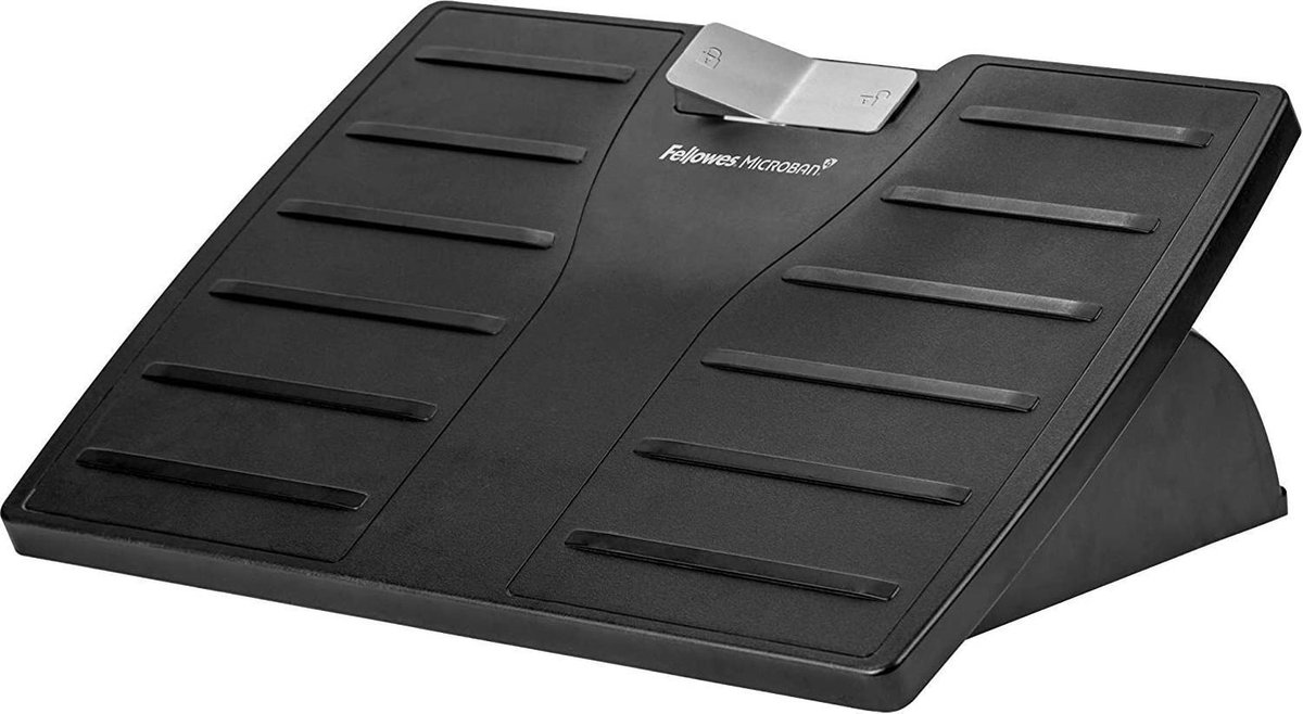 Verstelbare Voetensteun Onder Het Bureau, Ergonomisch Voetsteunkussen Met Magische Tape Voor Optionele Hoogte Traagschuim En Antislip Onderkant Voor Thuis Kantoor Vliegtuig Reizen