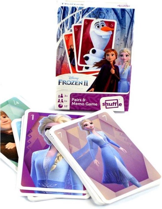 Frozen II memory en black peter kaartspel