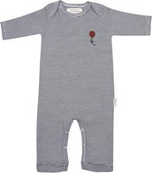 Little Indians Jumpsuit Stripes Junior Katoen Zwart/wit Maat 62