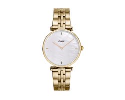 Cluse Triomphe Steel White Pearl, Gold Colour