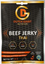 Dutch Giant Nutrition - Beef Jerky - Thai 10x 50 gram