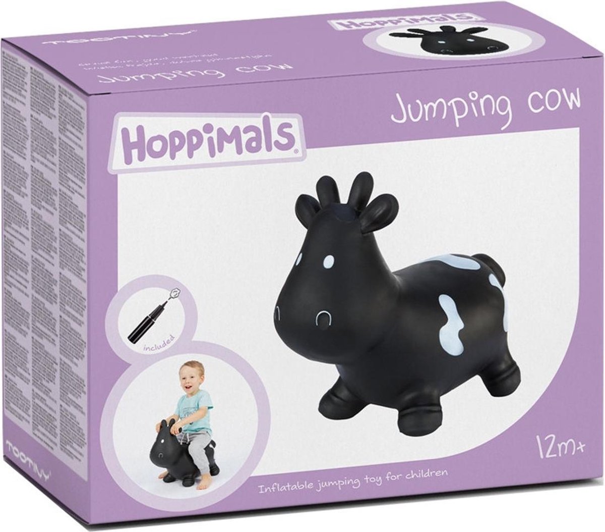 Hoppimals Rubber Jumping Animal Green Cow + Pump - Un plaisir de saut  énorme et unique