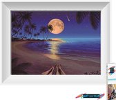 Artstudioclub®  Diamond painting volwassenen strand  30 x 40 cm