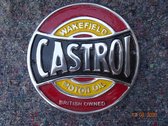 Castrol Wakefield muurbord Aluminium