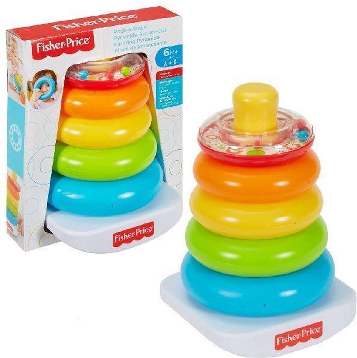 Fisher Price Stapelringen Pyramide | bol.com