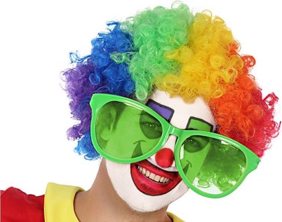 Grandes lunettes de clown | vert | bol.com