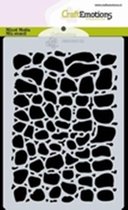 Sjabloon - Hobbysjabloon - Krokodil Print - 10,5x15cm - A6 - CraftEmotions